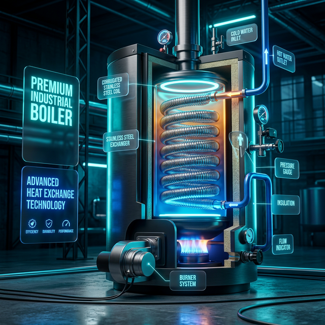 Boyler Serpantini – 316L Paslanmaz Çelik